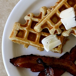 Weekend Waffles and Bacon