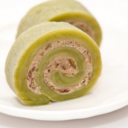 Gluten-free Chestnuts Matcha Roll