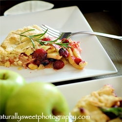 Flat Cranberry Apple Pie