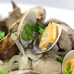 Steamed Clams in White Wine