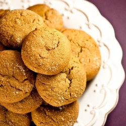 Brown Butter Ginger Sugar Cookies