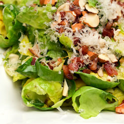 Brussels Sprouts w/ Bacon & Apples