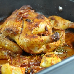 Whole Roasted Cornish Game Hens