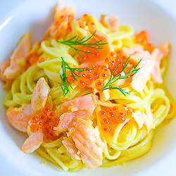 Salmon Spaghetti Carbonara