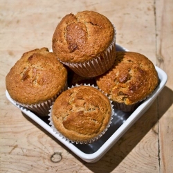 Banana and White Chocolate Muffins