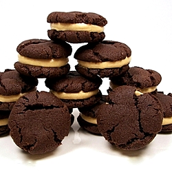 Chocolate-Caramel Sandwich Cookies