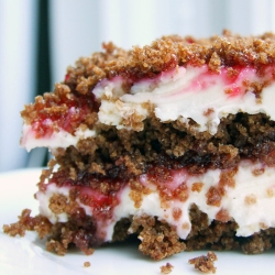 Layered Latvian Rye Bread Dessert