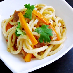 No Frills Stir-Fried Udon