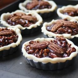 Chocolate Pecan Tarts