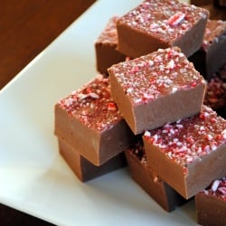 Peppermint Mocha Fudge