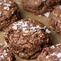 Double-Chocolate Salty Oats Cookies