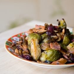 Buttered Bacon Brussels Sprouts