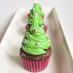 Christmas Tree Cupcakes