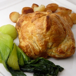 Pork Wellington with Mushroom Sauce