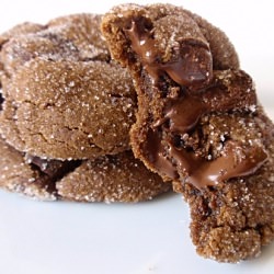 Chewy Chocolate Gingerbread Cookies