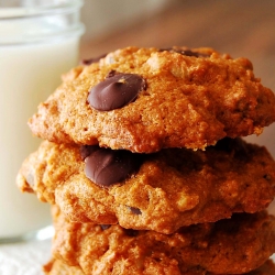 Pumpkin Chocolate Chip Cookies