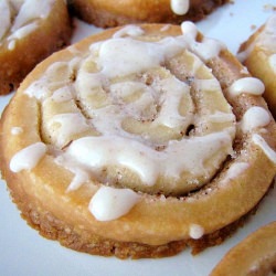 Cinnamon Bun Shortbread Cookies