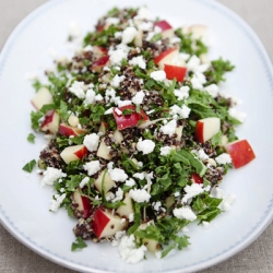 Black Quinoa & Kale Salad