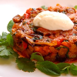 Tunisian Eggplant Salad