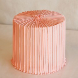 Pink First Birthday Cake