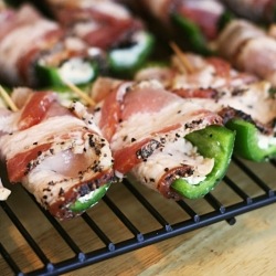 Peppered Bacon Wrapped Jalapenos