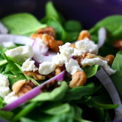 Spinach and Goat Cheese Salad