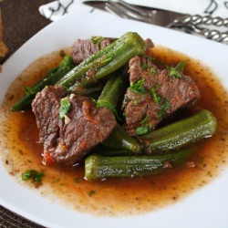 Beef Stew with Okra