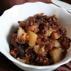 Pear & Chocolate Pudding