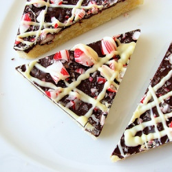 Chocolate Peppermint Bark Cookies