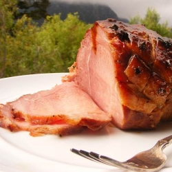 Christmas Gammon Glazed with Brandy