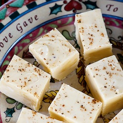 Eggnog Fudge