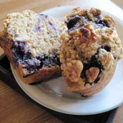 Blueberry Buttermilk Bran Muffins