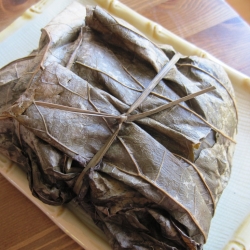 Sticky Rice in Lotus Leaf