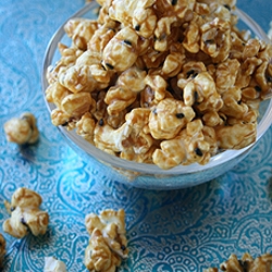 Ginger Sesame Caramel Popcorn