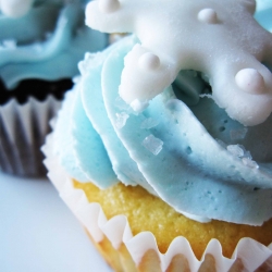 Snowflake Cupcake