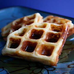 Crispy Vanilla Bean Waffles