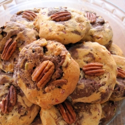 Chocolate Marble Chunk Cookies