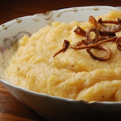 Yellow Turnips with Crispy Shallots