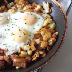 Ham and Eggs Potato Hash