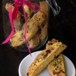 Cranberry & Pistachio Biscotti