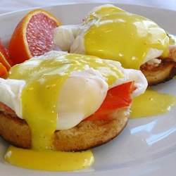 Eggs Benedict with King Crabmeat