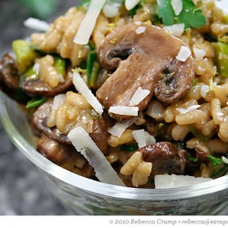 Mushroom, Leek and Lemon Risotto