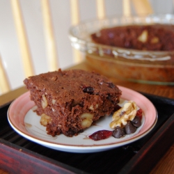 Whole Wheat Walnut Brownies