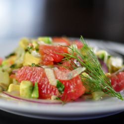 Grapefruit, Fennel & Avocado Salad