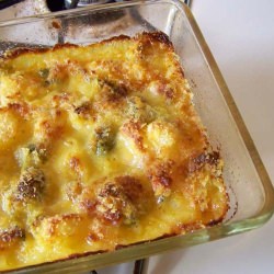 Ham and Broccoli Potato Casserole