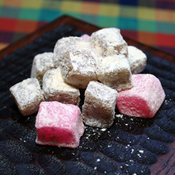 Miso flavored chewy Mochi