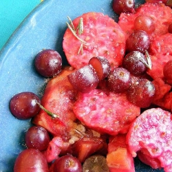 Prickly Peas with Rosemary Sugar