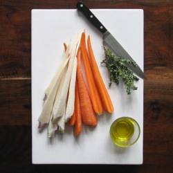 Roasted Carrots and Parsnips