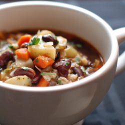 Bean and Barley Veggie Soup