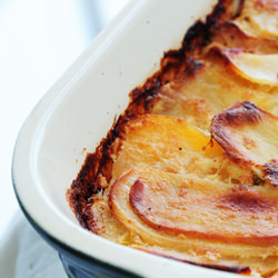 Potato and Yellow Turnip Gratin